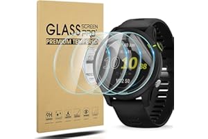 SUOMAN Diruite 4-Pack Screen Protector for Garmin Forerunner 255/255 Music Tempered Glass [9H Hardness Anti-Scratch][Not for Garmin Forerunner 255S]