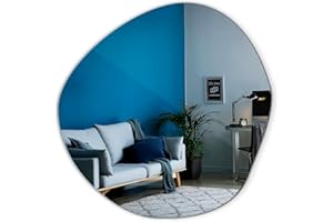 Tulup Nieregularne Lustro Wiszące do Sypialni 68x67 cm