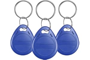 Fenansion Portachiavi RFID Tag Token NFC ID di Prossimità Access Control Chiave Carta Fob Access Control Key Card Prossimità Smart ID Keycard per Sistema di Sicurezza Entry Blue 3 Pezzi