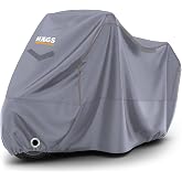 Haegs Motosiklet Brandası, Motor Kılıfı, &Ouml;rt&uuml;s&uuml; Dış Mekan Motosiklet &Ouml;rt&uuml;s&uuml; Su Ge&ccedil;irmez, R&uuml;zgar, Toz Ge&ccedil;irmez, Motor Scooter 