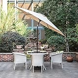 Gartenschirm mit Dreh-Kipp-Mechanismus Kurbelschirm...