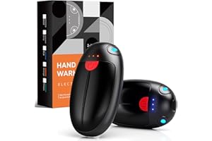VTHW Hand Warmers Rechargeable 2 Pack, Electric Hand Warmers Reusable, USB Hand Warmer 20 Hrs Warmth 3 Levels Heat, Portable Pocket Handwarmers for Hiking Golf Raynaud's Arthritis