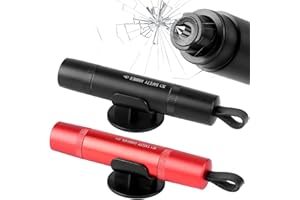 BELLAGESUNDHEIT 2-in-1 Notfall Auto Sicherheit Hammer mit Sicherheitsgurt Cutter, 2 Stück Notfall Hammer, Auto Fenster Breaker, wesentliche Rettungswerkzeuge für Autos und Busse
