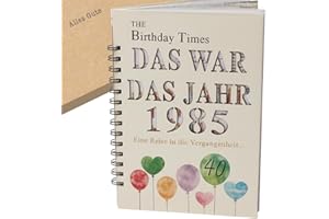‎THE LAZY PANDA CARD COMPANY the lazy panda card company Das Jahr, das 1985 war - Karte Buch zum 40. Geburtstag mit Details zum Geburtsjahr Geburtstagskarte 40 (1985)