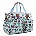 Miss Lulu 4 Piece Butterfly Baby Nappy Changing Bag Set Light Blue L1501B BE