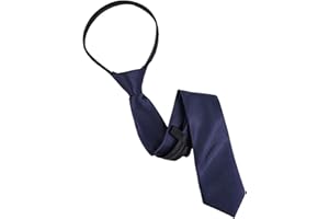 Fukaisu Corbata Niño, 38 x 5 cm Cómoda Tela de Seda con Clip para el Cuello Ideal para Cumpleaños Escuela Graduación