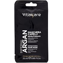 Vitalcare Imperial Argan Haarmaske – 25 Ml, Mit Arganöl-Komplex Für Trockenes Und Strapaziertes Haar, Regenerierend Und Pflegend