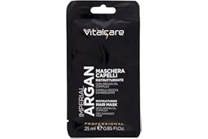 Vitalcare | Imperial Argan - Maschera Capelli Ristrutturante per Capelli Secchi e Danneggiati, con Argan Oil Complex, Maschera Ristrutturante Capelli, 25 ml