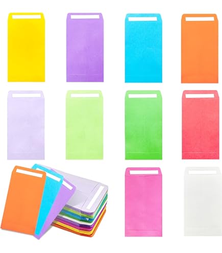 100 Buste Per Monete Autoadesive - 5,7x8,9 Cm Per Semi, Francobolli E Piccoli Oggetti - Foto 8