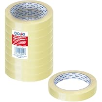 Lot De 6 Rouleaux De Ruban Adhésif D'emballage Manuel - Transparent 48 Mm X 66 M, Polypropylène Résistant