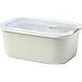 Mepal – Food container EasyClip – Food containers with lids - Clip closure - Suitable for the microwave, steam oven, refrigerator & freezer - Airtight & leakproof - 700 ml - Nordic white