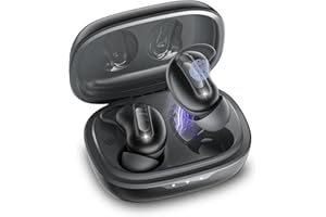 aggoo Bluetooth Kopfhörer, Schlafkopfhörer, Kopfhörer Kabellos Bluetooth 5.4 mit 4 Mikrofone ANC+ENC 48H Écouteur, Hi-Fi Klang, Touch Control, IPX7 Étanche Oreillette, komfortabel für Seitenschläfer