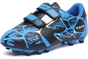 HANANI Boys Football Boots Shoes Kids Girls FG/AG Soccer Athletics Training Sport Running Shoes Profession Competition Teenager Indoor Outdoor Cleats Sneakers for Unisex