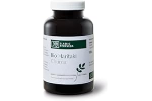 ‎CLASSIC AYURVEDA Classic Ayurveda – Bio Haritaki Churna Pulver – 100 g – Traditionelles ayurvedisches Nahrungsergänzungsmittel mit Tanninen