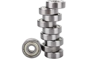 WYTINO 625Zz łożysko kulkowe, 10 sztuk/partia 625ZZ, małe łożysko kulkowe zwykłe, miniaturowe łożysko kulkowe, gumowa uszczelka, metalowa osłona, łożyska kulkowe o dużej prędkości, do różnych urządzeń