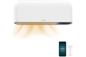 Cecotec ReadyWarm 2000 Max Box Ceramic Connected keramisk keramisk värmare för badrum, 2 000 W, LED-skärm, justerbar termosta