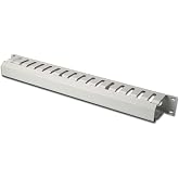 DIGITUS Cable Management Cage - 1U - Patch Panel - 19 inches - Cable | Front panel with three openings (H x W: 30 x 130 mm) &ndash;