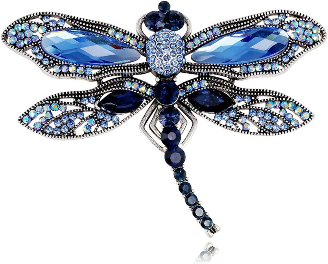 FAIRYGATE Anti Exposure Fixed Brooches Women Unisex Vintage Rhinestone Office Party Brooch Pins Lapel Pin Dress Suit Accessories Boutonniere
