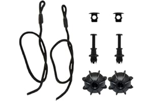 SPTwj 2 Piezas EstanteríA De Paquete Hatchback Cuerda De EstanteríA Trasera De La Tapa del Maletero Cuerda para VW Golf 6 5 4, MK6, MK5, GTI R20