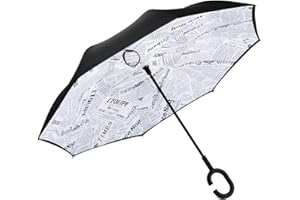 Invero MASTER PRINTED INVERTED STICK UMBRELLA