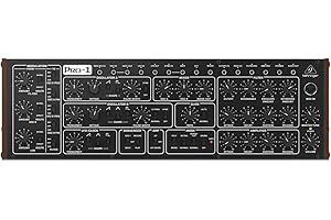 Behringer Analog Synthesizer mit Dual VCOs, 3 Wellenformen, 4-Pole VCF und Umfangreicher Modulationsmatrix Eurorack Format, 16-stimmige Poly Chain