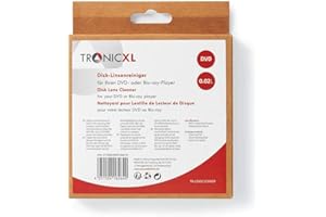 TronicXL Nettoyant professionnel pour vitres DVD - Nettoyage laser pour lecteur DVD - Lecteur Blu-ray CD CD CD-RW ordinateur lecteur CD - Laser - Kit de nettoyage pour ordinateurs portables TV
