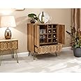 GFW Orleans Wine Cabinet with Drawer, 39 cm Length x 66 cm Width x 82 cm Height, Gold