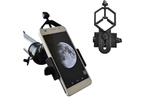 SOLOMARK Universal Telefon Adapter und Mount Stativ-Halterung für Smartphone Sony Samsung Moto - Kamera- Spektiv/Teleskop/Mikroskop/Ferngläser