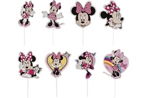 dekora - Zestaw do Robienia i Dekorowania Babeczek Myszki Minnie z Papieru - 8 Modeli 16 Jednostek