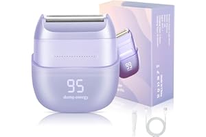 SOSISUL Rasierer Damen, Mini Damenrasierer Elektrisch, Gesichtshaarentferner für Frauen, Rasierer damen Intimbereich & Trimmer Damen, Damenrasierer Elektrisch Nass für Achseln, Beine, Bikini & Knie
