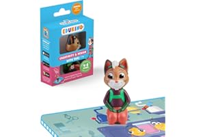 Edurino Yuki - Creativity & Design Games, Drawing & Painting - Art Techniques for Kids 4+ - Includes 1 x Yuki Figurine, App Access, Handwriting Practice, Creative Skills, Interactive Learning