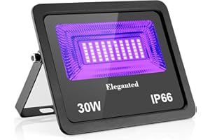 Eleganted UV Luce LED 30W, Decorativa Viola, Impermeabile IP66 Lampada Ultravioletta, 395-400nm Effetto Luce Fluorescente per KTV, Bar, Club, Dsico di Natale Halloween Feste