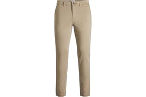 JACK & JONES Men's Jpstmarco Jjbowie Sa Beige Noos Trouser