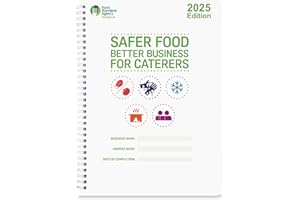 COOKGUARD Safer Food Better Business 2025 Manual For Caterers - Food Safety Hygiene Compliance Guide Compliance Ready For Restaurants Cafes and Takeaways