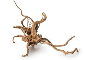 TM Aquatix Sourcingmap Lot de racines en bois flotté pour aquarium Rouge Taille XL 40-50 cm