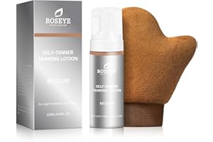 LMDGDS Self-Tanning Body Lotion 120 ml - Self Tan Express Bronzing, Moisturiser Self-Tanner with Glycerine for Healthy Tan (Medium)