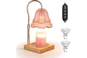 Staymoment Candle Warmer Kerzenwärmer Lampe: Candle Warmer Lamp Rosa Kerzenwärmer mit Duftkerze Geschenke für Frauen Beste Freundin Mama Duftlampe Elektrisch Kerzen Lampe Wärmelampe für Duftkerze