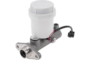 INFINAUTO Brake Master Cylinder No.MB534481 for Mitsubishi L200 1986-1996 Hydraulic Master Cylinder Silver Tone Aluminum Alloy 1 Pcs