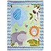 Produktbild Delindo Lifestyle® Krabbeldecke ZOOTIERE - flauschig weiche Spieldecke - Babydecke 110x140 cm - für Mädchen und Jungen