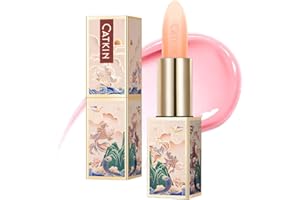 CATKIN Colorato Balsamo Labbra Burrocacao, Formula Idratante e Riparatore, Ingredienti Naturale, Nutriente Fino a 24 Ore，Protettivo Per Labbra Secche e Screpolate, Con Vitamina E, 3.5g