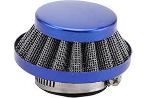 WOOSTAR 35mm Filtros Aire Moto Reemplazo para 50cc 70cc 90cc 110cc 125cc ATV 4 Wheeler Dirt Pit Bike Go Kart Scooter Azul