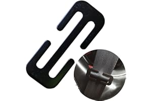 MNIXY BAOXIAOBEN Car Seat Belt Clip Metal E-shaped Buckle Car Metal Safety Seat Belt Adjuster for Car Seat Belts and Child Safety Seats