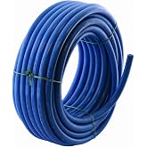 S&uuml;per Mavi Kau&ccedil;uklu Bah&ccedil;e Hortumu 25 Metre Ekstra Kalın Sağlam Su Sulama Yıkama Hortum 12.5 mm 1/2"