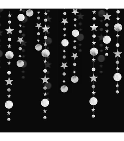 Ghirlanda Di Cuori 16 Metri - Decorazione Per Matrimoni, San Valentino, Feste, Bianco