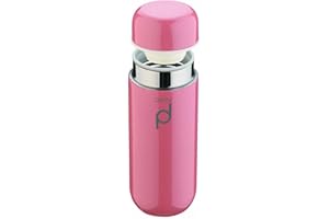 DRINKPOD Grunwerg próżniowo izolowana butelka na kapsułkę pod napojem, stal nierdzewna, różowa, 200 ml