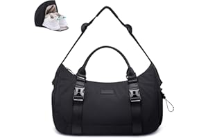 LOVEVOOK Torba sportowa dla kobiet i mężczyzn, torba gimnastyczna, mocowanie na matę do jogi, torby sportowe z kieszenią na buty, torba na pływanie, mała torba weekendowa, torba podróżna, bagaż