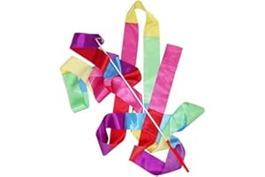 BEITO Nastro da 4 m per ginnastica ritmica, con bacchetta, colore verde