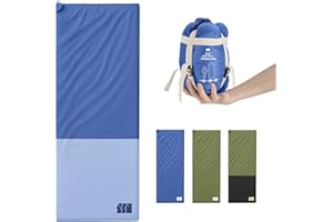 TANSTRIDER Warm Weather Sleeping Bags for Adults - Lightweight/Compact/Ultralight/Backpacking/Waterproof/Packable, Free Compression Sack - Best for Summer Camp, Hiking, Motorcycle, Easy to Carry, Small Space