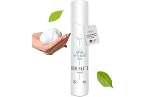 ‎HEALTHY.LIFE VIENNA HLV - Trockenshampoo Schaum für Volumen & Frisches Haar - Entfettet die Haare - vegan, dermatologisch getestet - schnelle Haarpflege, erfrischendes Styling - Alle Haartypen (NEVIS Dry Shampoo Foam)
