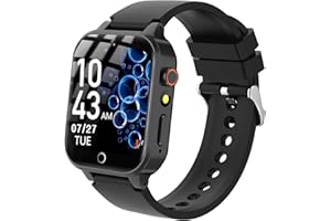 YEDASAH Montre Connectée Enfant 26 Jeux, Montre Intelligente Enfants avec 13 Réveil, Podomètre, Contrôle Parental, Caméra HD, Musique, Lampe de Poche, Smartwatch Cadeaux Garçons et Filles de 4-12 Ans